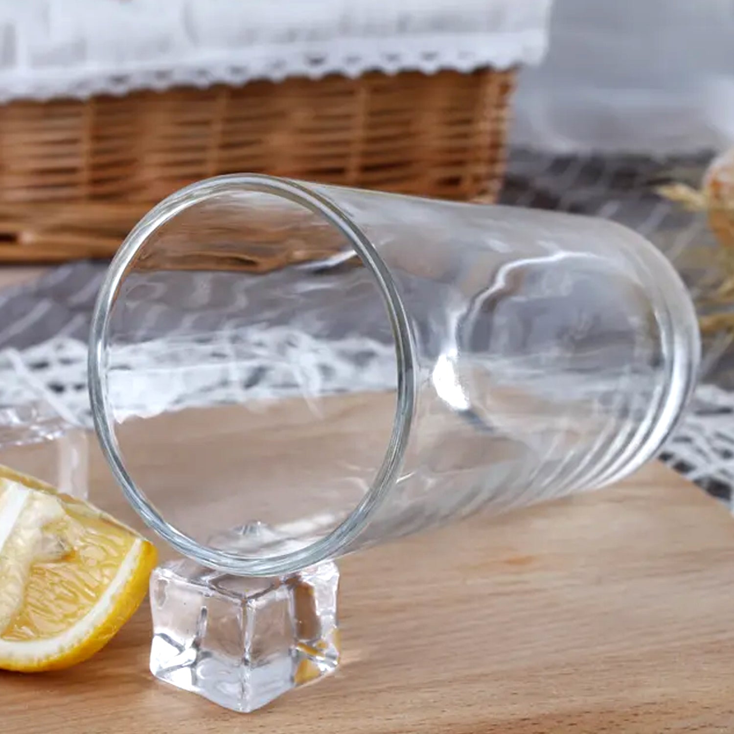7143 Round Clear Plastic Water Glass Juice Beer Wine Plastic Unbreakable Transparent Glass Set ( 300ml 6pc ) DeoDap 7143 Round Clear Plastic Water Glass Juice Beer Wine Plastic Unbreakable Transparent Glass Set ( 300ml 6pc ) DeoDap